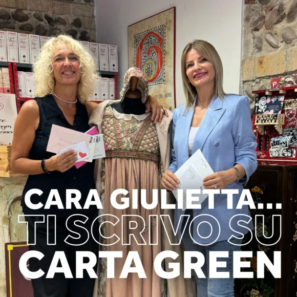 Cara Giulietta… ti scrivo su carta green