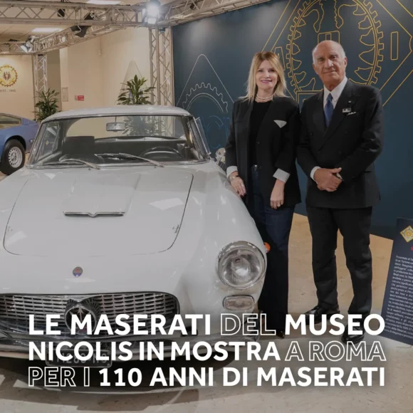 Le Maserati del Museo Nicolis in mostra a Roma